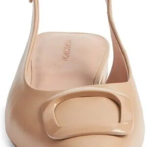 Nordstrom Becca Pointed Toe Slingback Flat - Tan